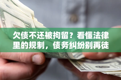 北京欠债不还被拘留？看懂法律里的规制，债务纠纷别再徒劳奔波