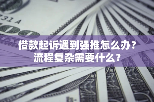 北京借款起诉遇到强推怎么办？流程复杂需要什么？