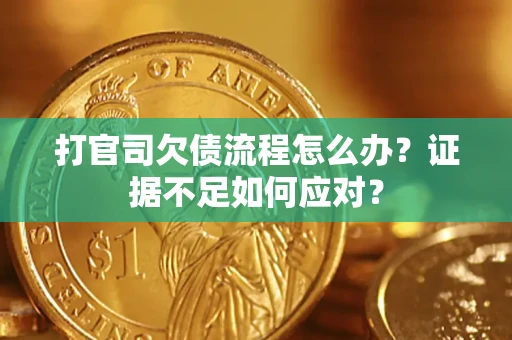 北京打官司欠债流程怎么办？证据不足如何应对？