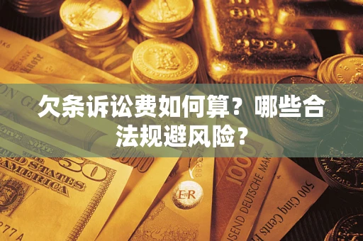 北京欠条诉讼费如何算？哪些合法规避风险？