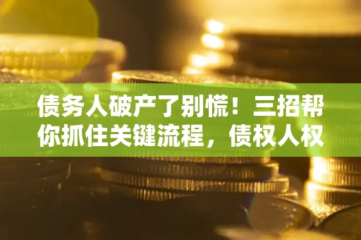 北京债务人破产了别慌！三招帮你抓住关键流程，债权人权益不再缩水