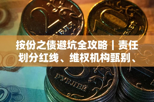 北京按份之债避坑全攻略｜责任划分红线、维权机构甄别、纠纷处理全流程拆解