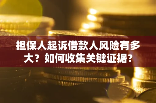 北京担保人起诉借款人风险有多大？如何收集关键证据？