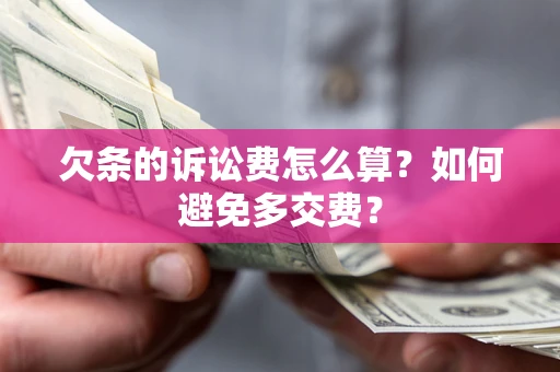 北京欠条的诉讼费怎么算？如何避免多交费？