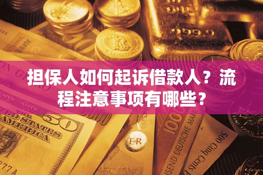 北京担保人如何起诉借款人？流程注意事项有哪些？
